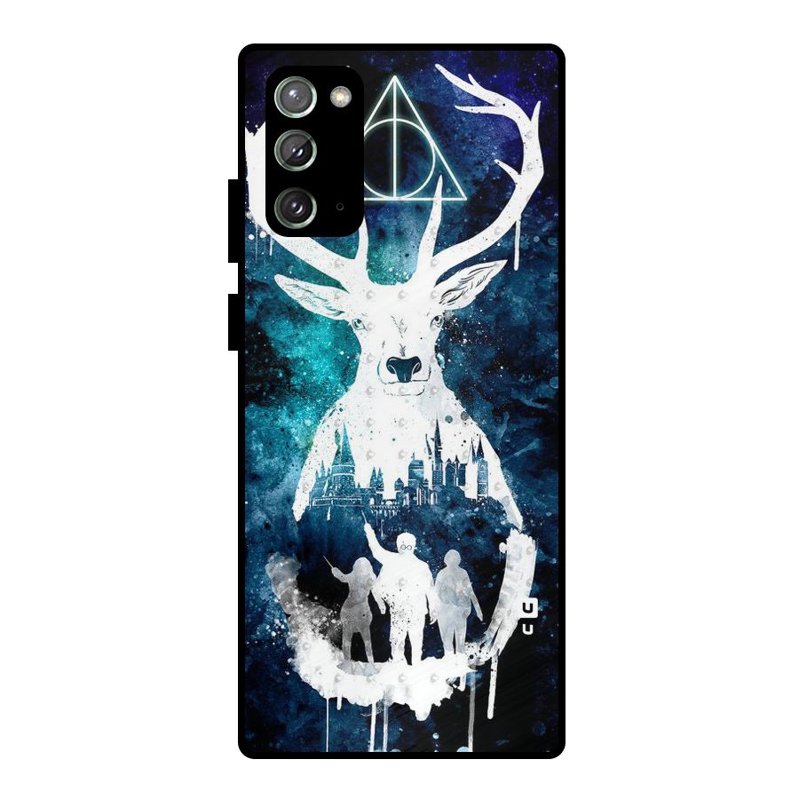 White Deer Metal Back Case for Galaxy Note 20