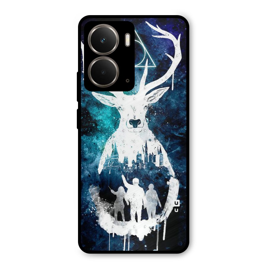 White Deer Metal Back Case for Realme P3