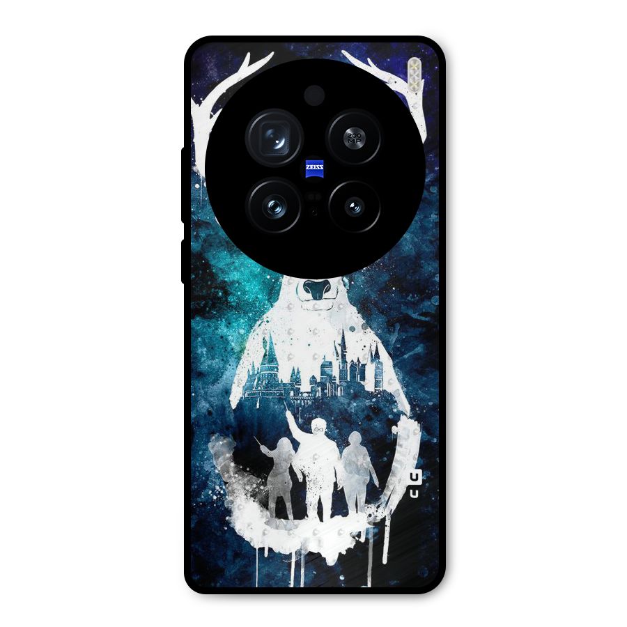 White Deer Metal Back Case for Vivo X200 Pro