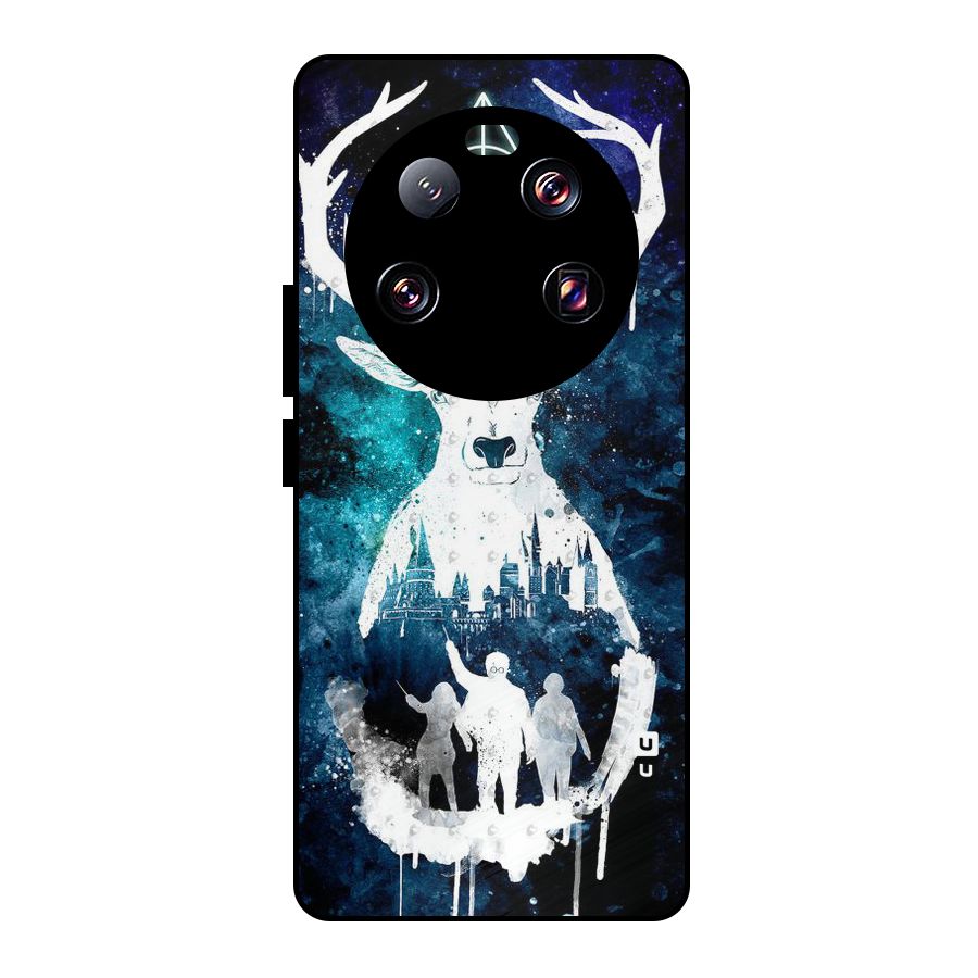 White Deer Metal Back Case for Xiaomi 13 Ultra