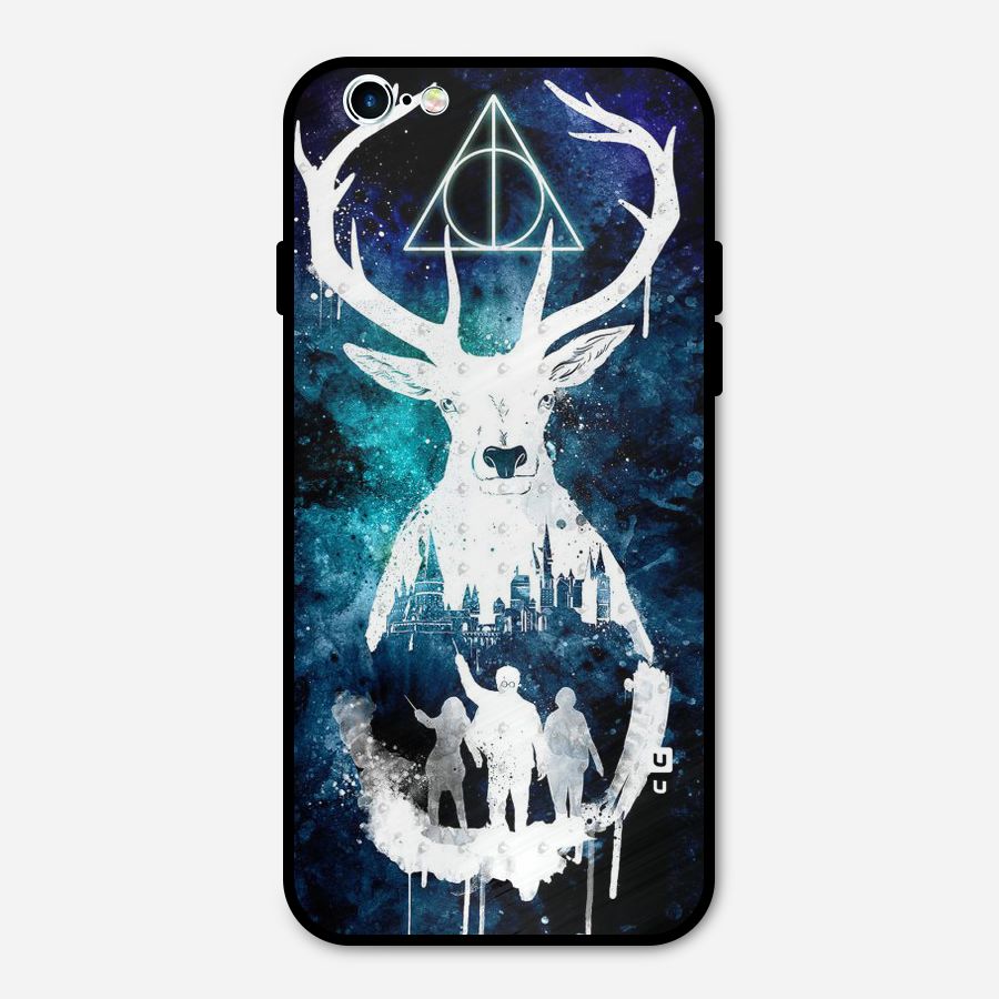 White Deer Metal Back Case for iPhone 6 6s