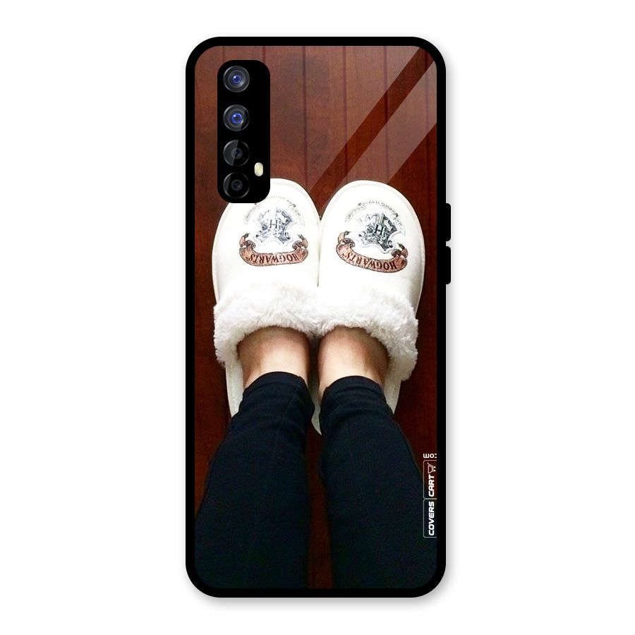 White Feets Glass Back Case for Realme Narzo 20 Pro
