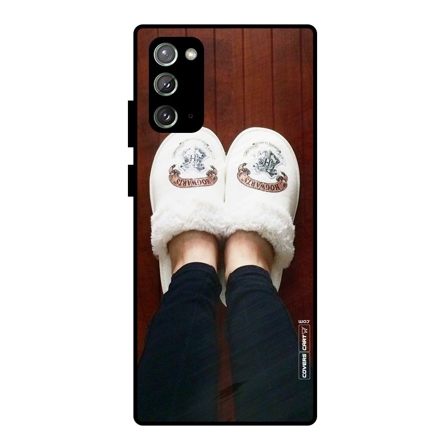 White Feets Metal Back Case for Galaxy Note 20