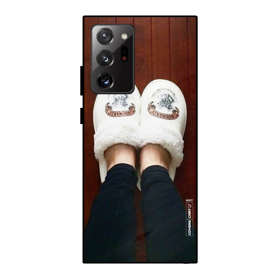 White Feets Metal Back Case for Galaxy Note 20 Ultra