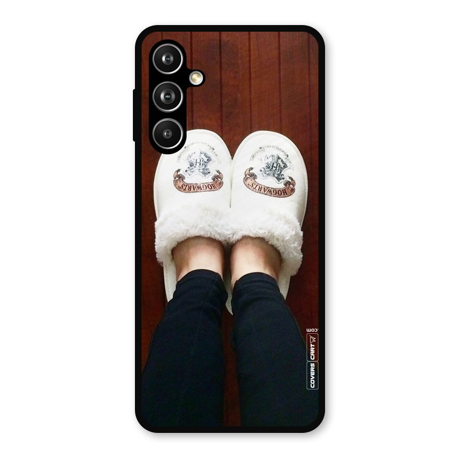 White Feets Metal Back Case for Samsung Galaxy M54