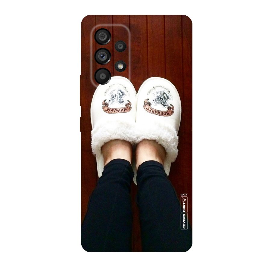 White Feets Original Polycarbonate Back Case for Galaxy A53 5G