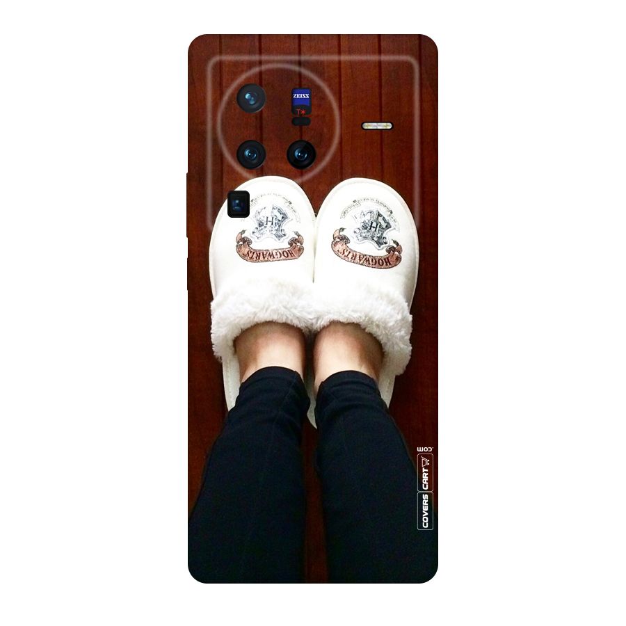 White Feets Original Polycarbonate Back Case for Vivo X80