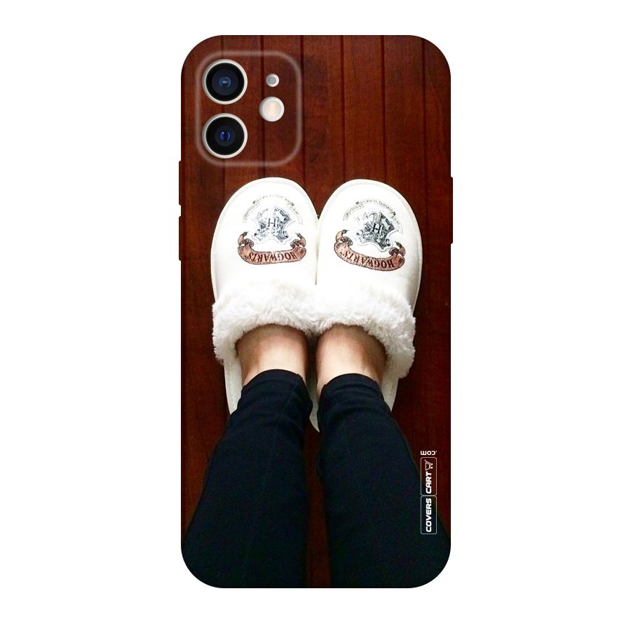 White Feets Original Polycarbonate Back Case for iPhone 12