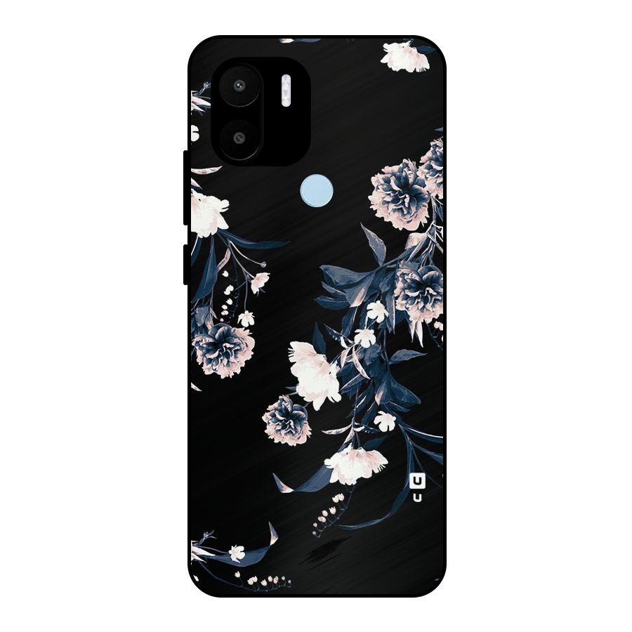 White Flora Metal Back Case for Redmi A1+