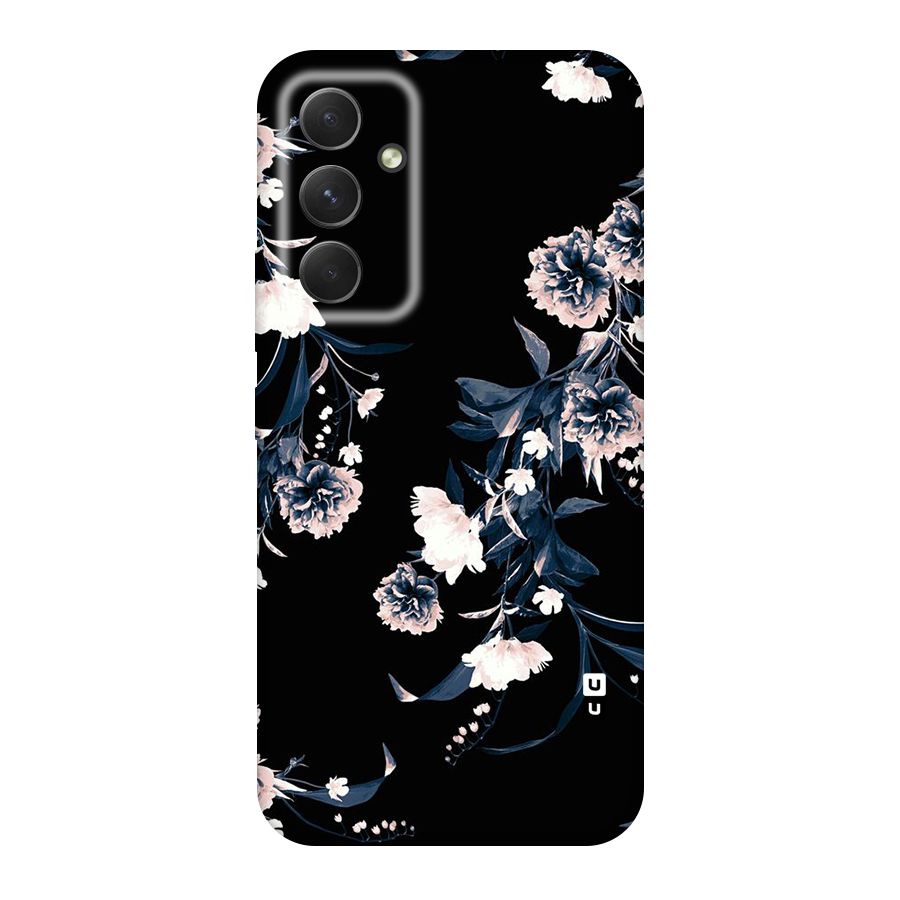 White Flora Original Polycarbonate Back Case for Galaxy A54