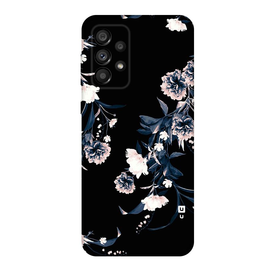White Flora Original Polycarbonate Back Case for Galaxy A73 5G