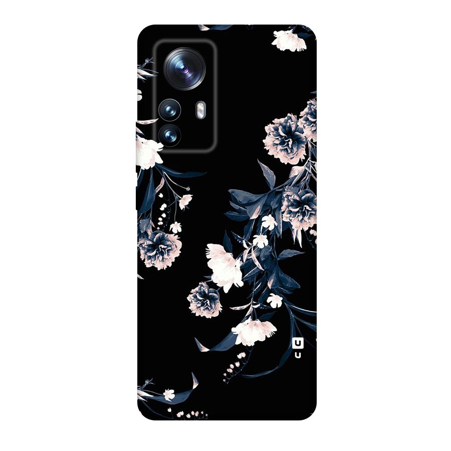 White Flora Original Polycarbonate Back Case for Xiaomi 12 Pro