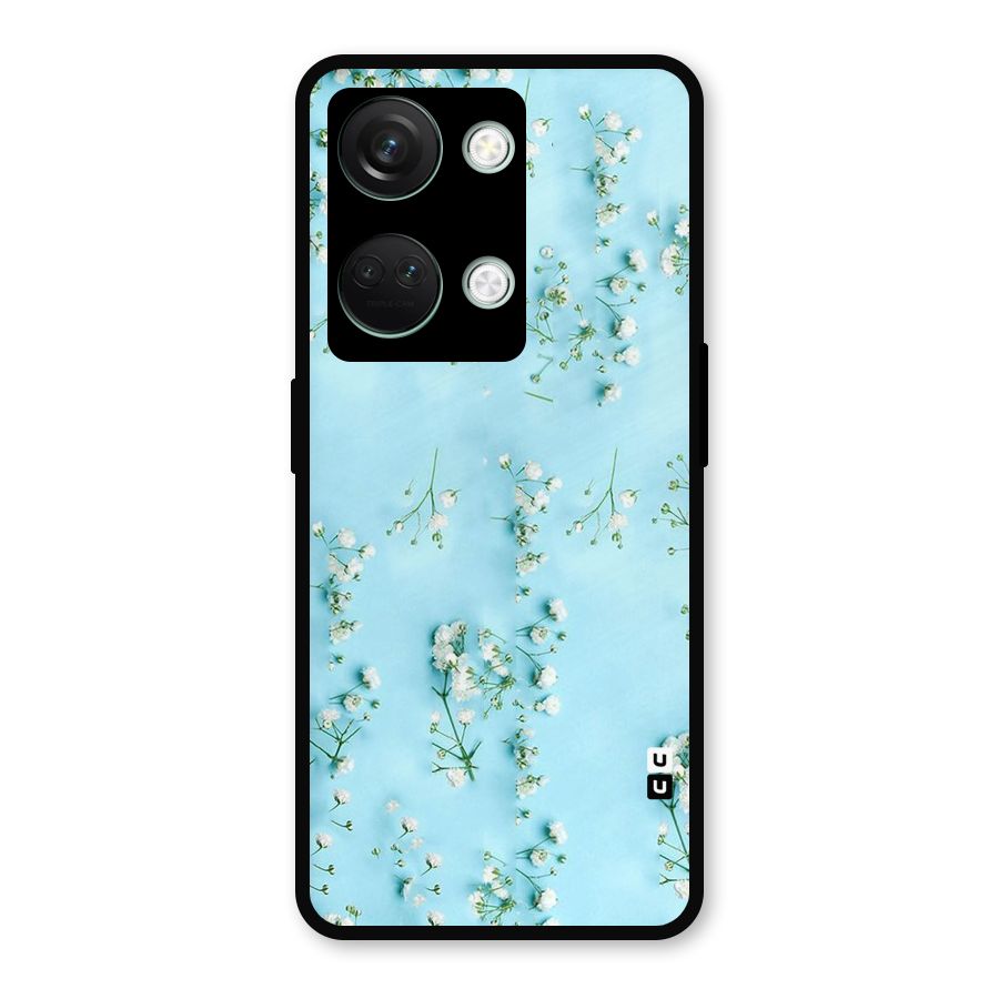 White Lily Design Metal Back Case for OnePlus Nord 3