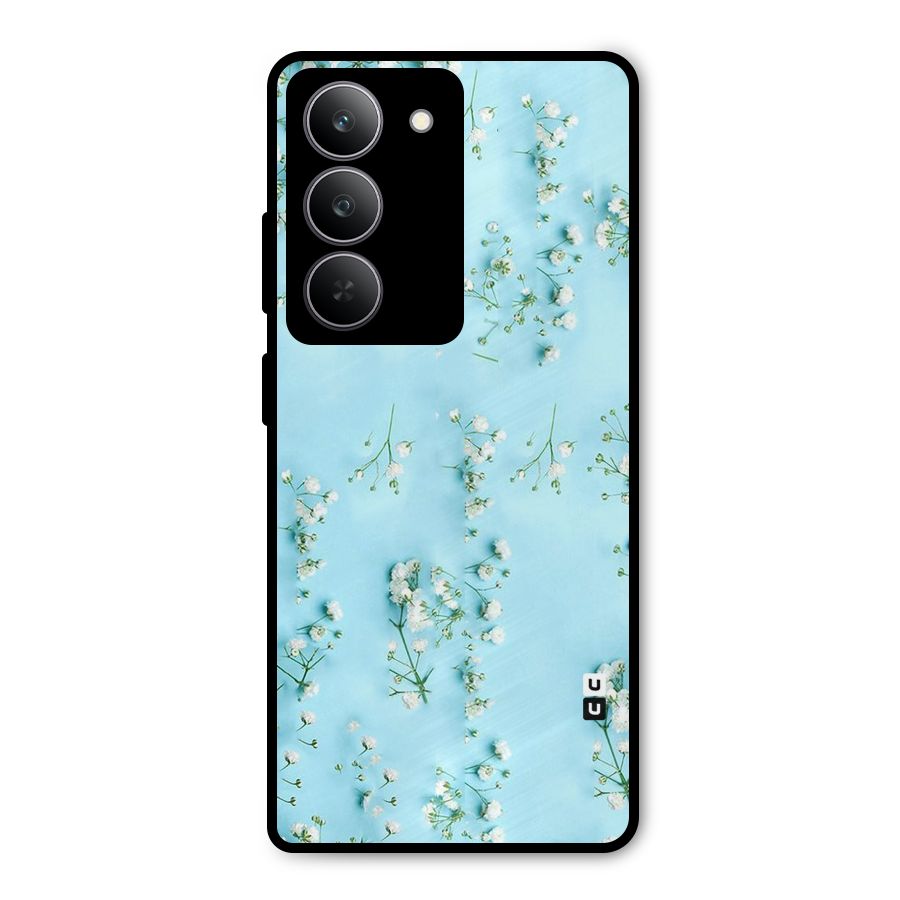 White Lily Design Metal Back Case for Realme P3x