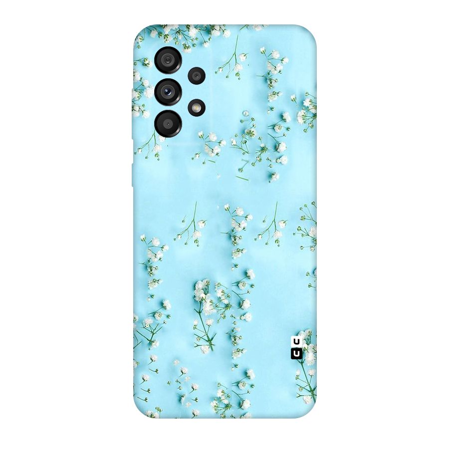 White Lily Design Original Polycarbonate Back Case for Galaxy A73 5G