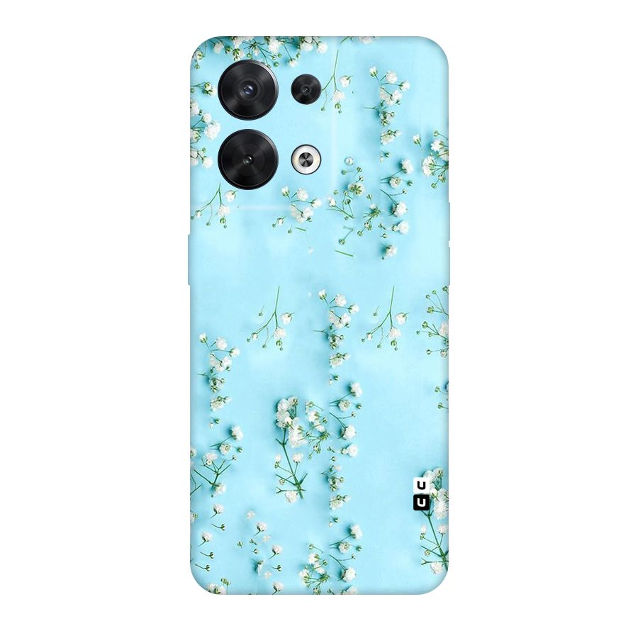 White Lily Design Original Polycarbonate Back Case for Oppo Reno8 5G