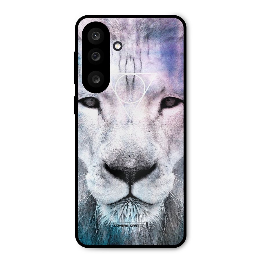 White Lion Metal Back Case for Galaxy M56