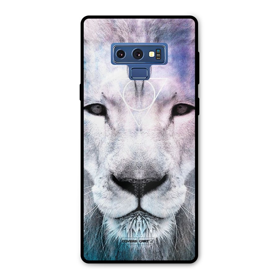 White Lion Metal Back Case for Galaxy Note 9