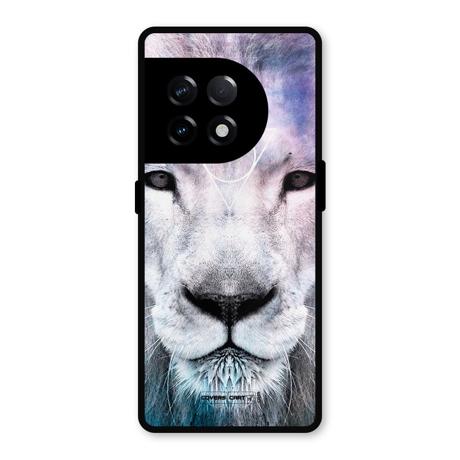 White Lion Metal Back Case for OnePlus 11R