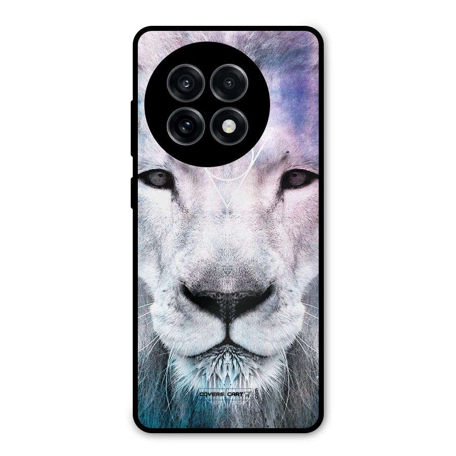 White Lion Metal Back Case for OnePlus 13R