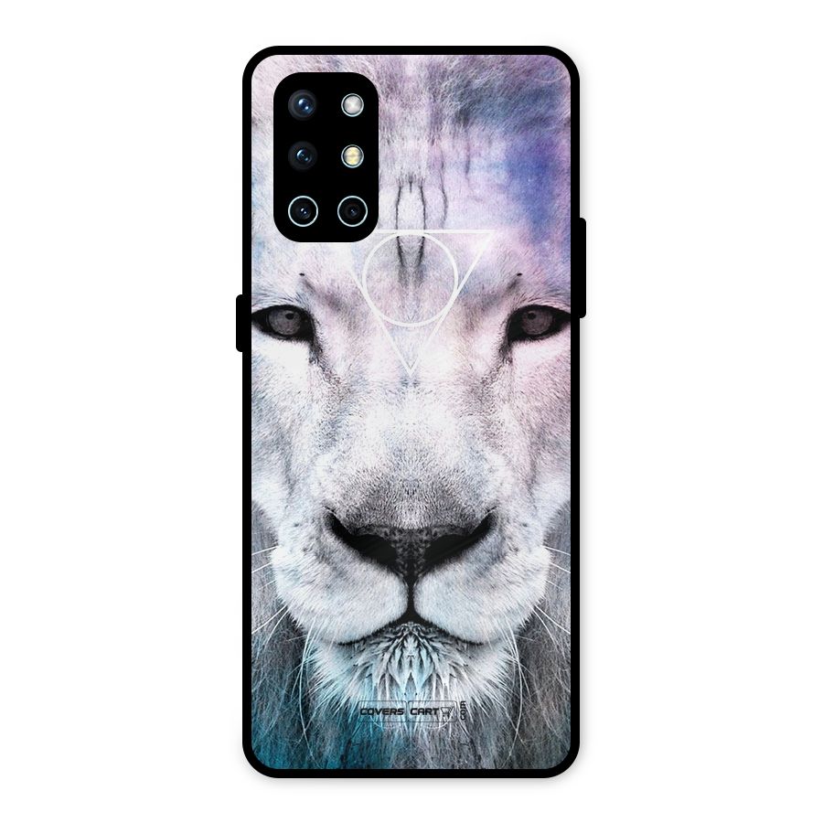 White Lion Metal Back Case for OnePlus 9R