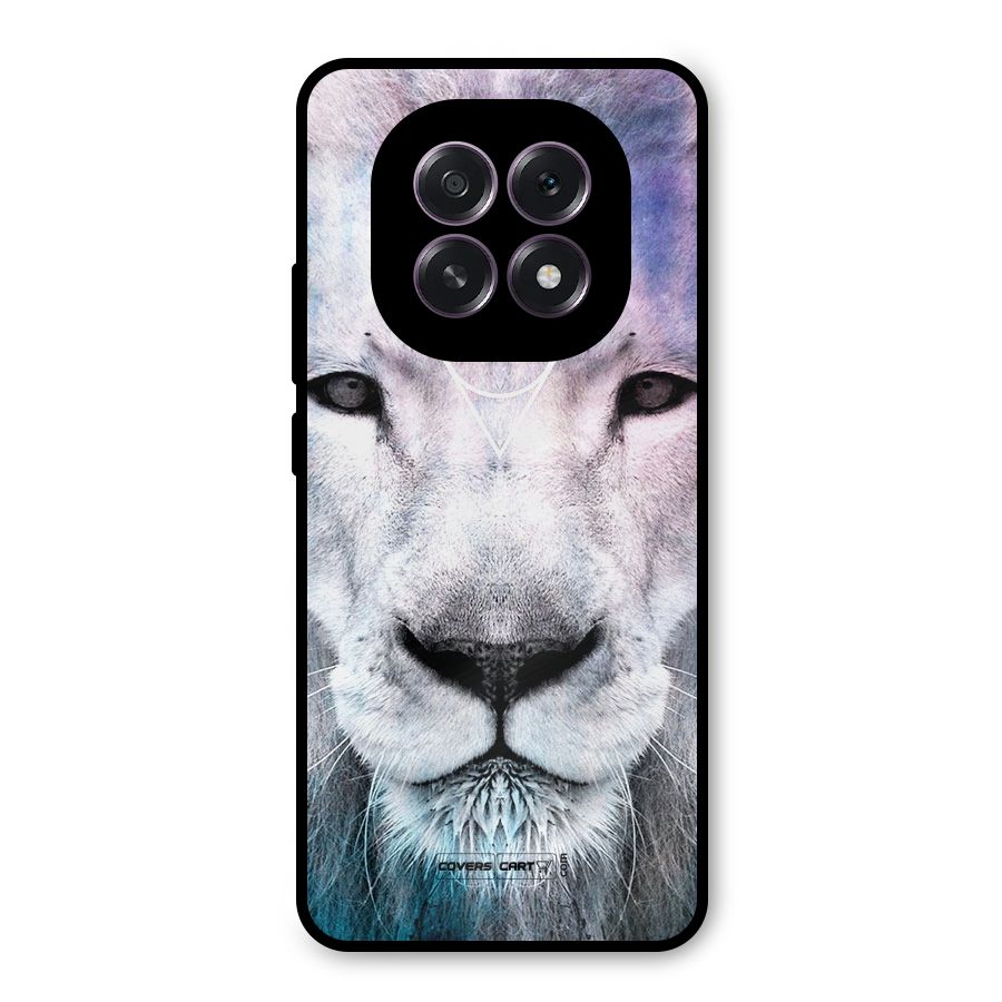 White Lion Metal Back Case for Oppo F29