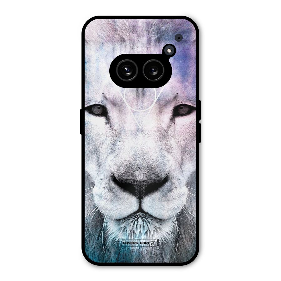 White Lion Metal Back Case for Nothing Phone 2a