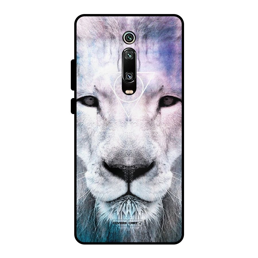 White Lion Metal Back Case for Redmi K20
