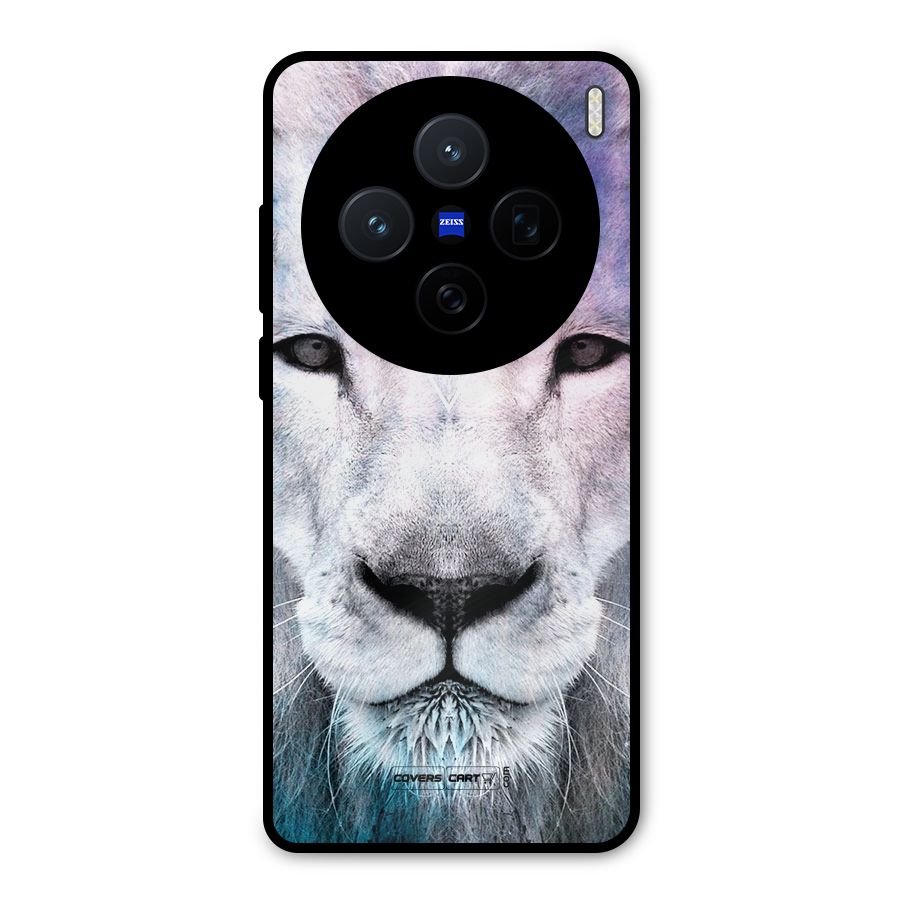 White Lion Metal Back Case for Vivo X200