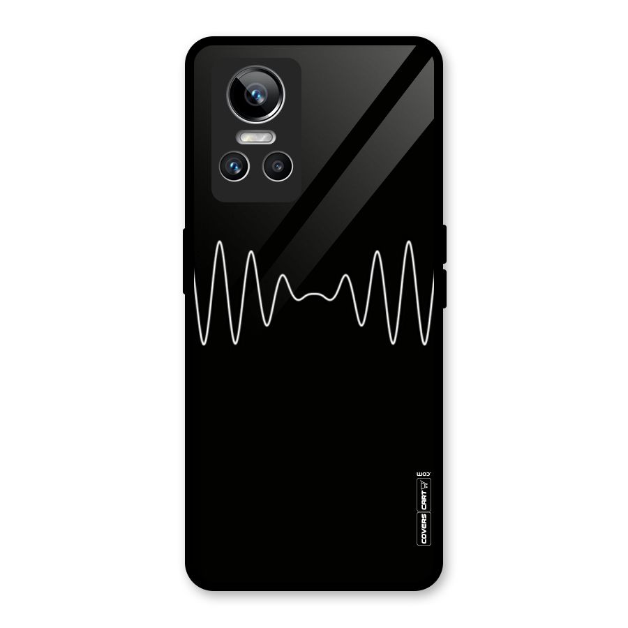 White Minimal Thread Glass Back Case for Realme GT Neo 3