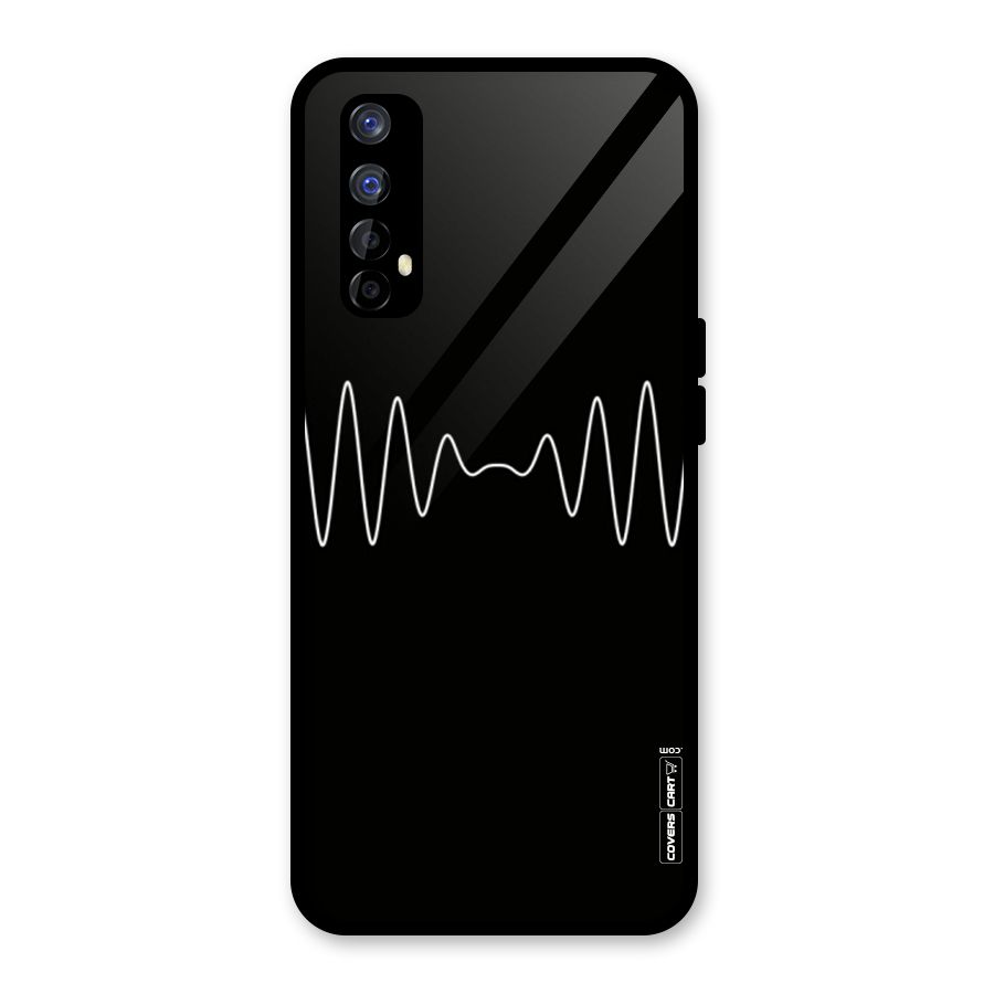 White Minimal Thread Glass Back Case for Realme Narzo 20 Pro
