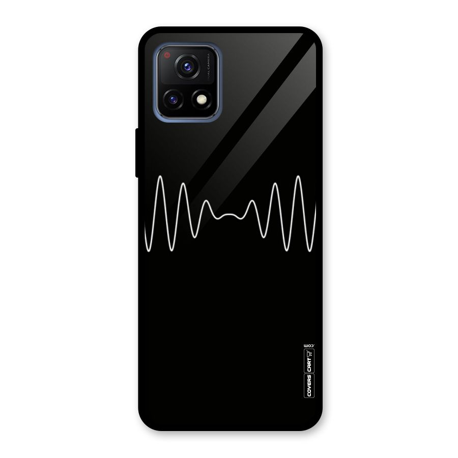 White Minimal Thread Glass Back Case for Vivo Y72 5G