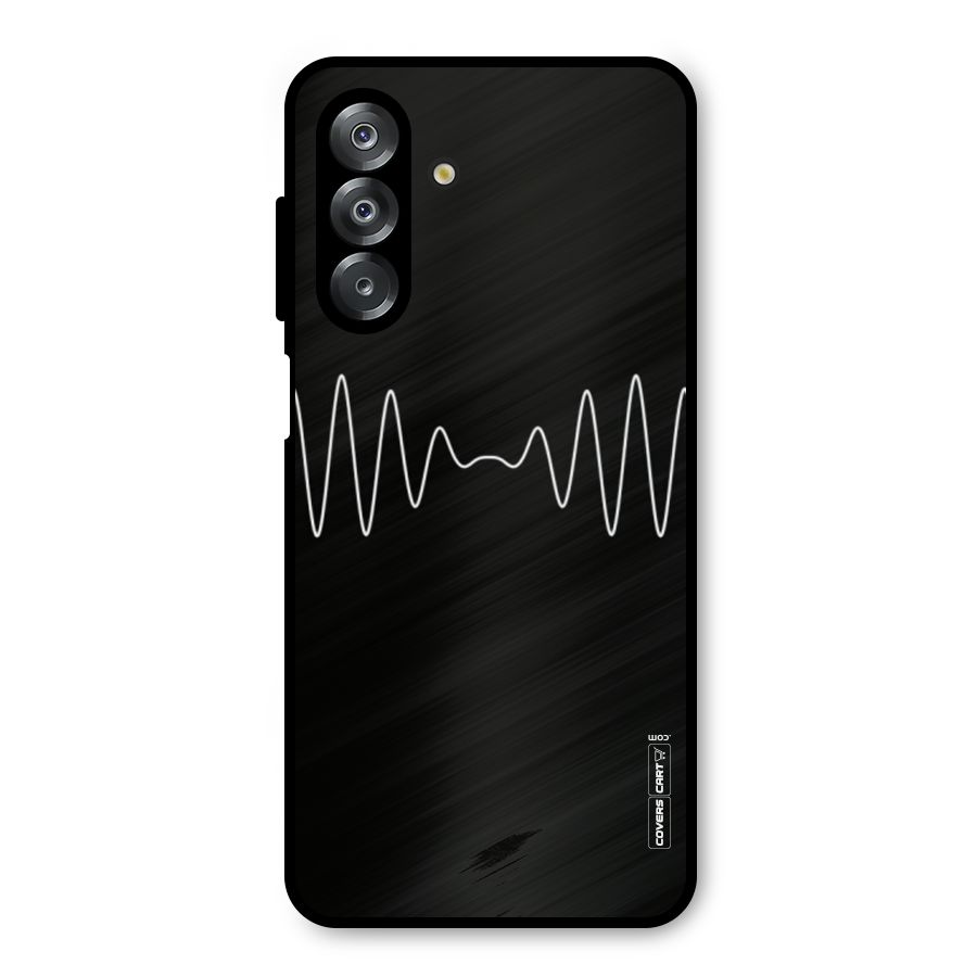 White Minimal Thread Metal Back Case for Galaxy A26