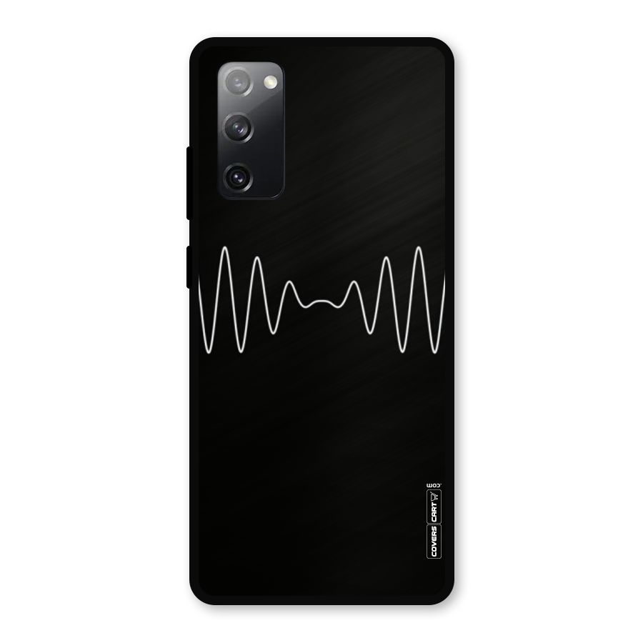 White Minimal Thread Metal Back Case for Galaxy S20 FE