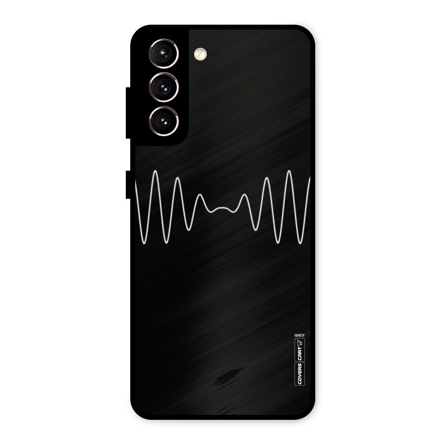 White Minimal Thread Metal Back Case for Galaxy S21 5G