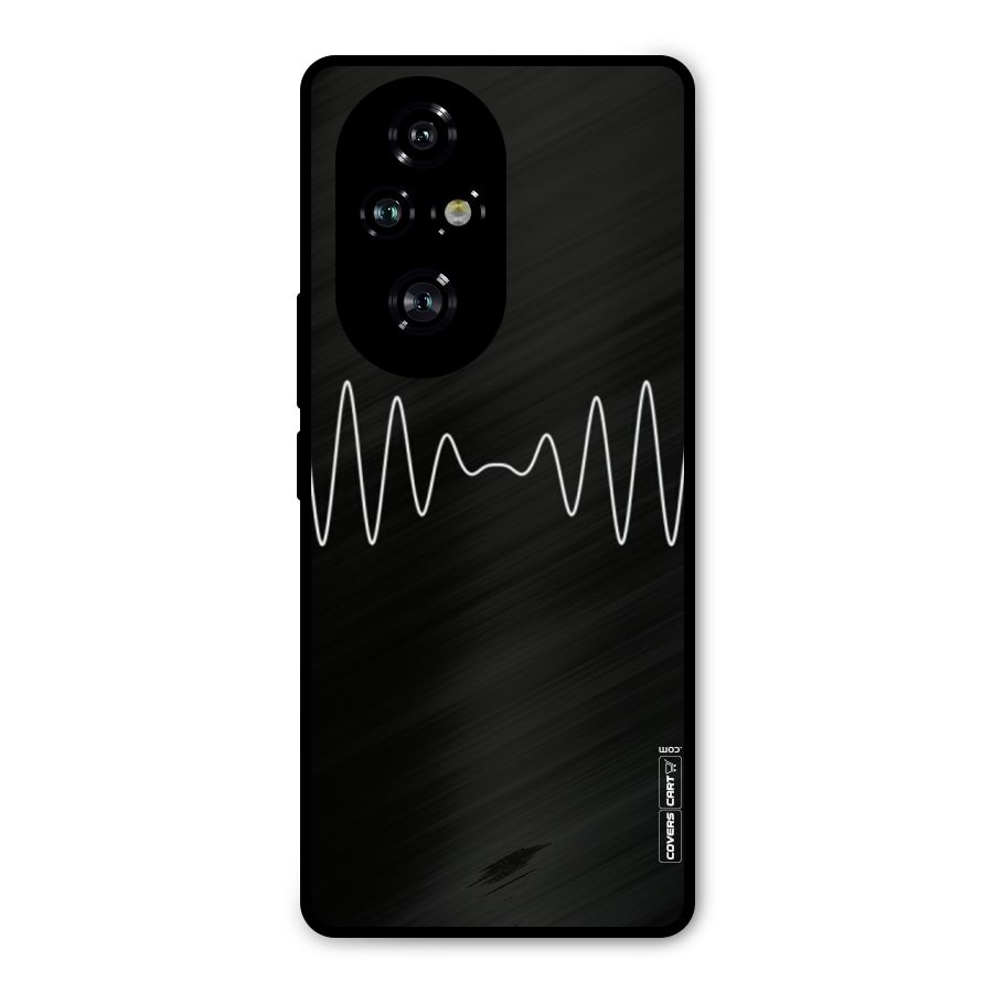 White Minimal Thread Metal Back Case for Honor 200 Pro