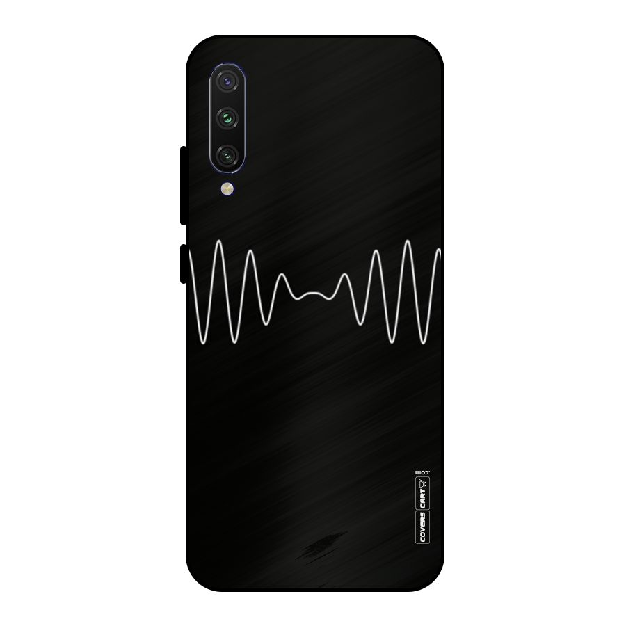 White Minimal Thread Metal Back Case for Mi A3