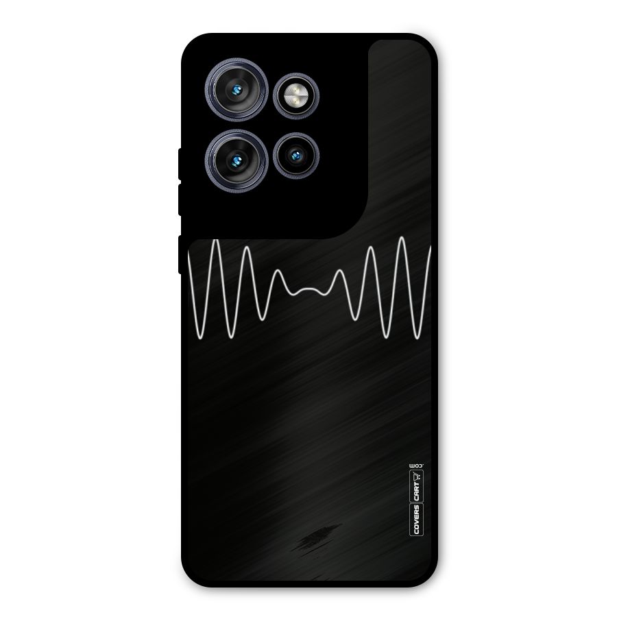 White Minimal Thread Metal Back Case for Motorola Edge 50 Neo