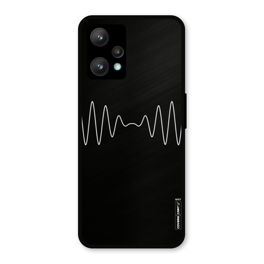 White Minimal Thread Metal Back Case for Realme 9 Pro Plus 5G