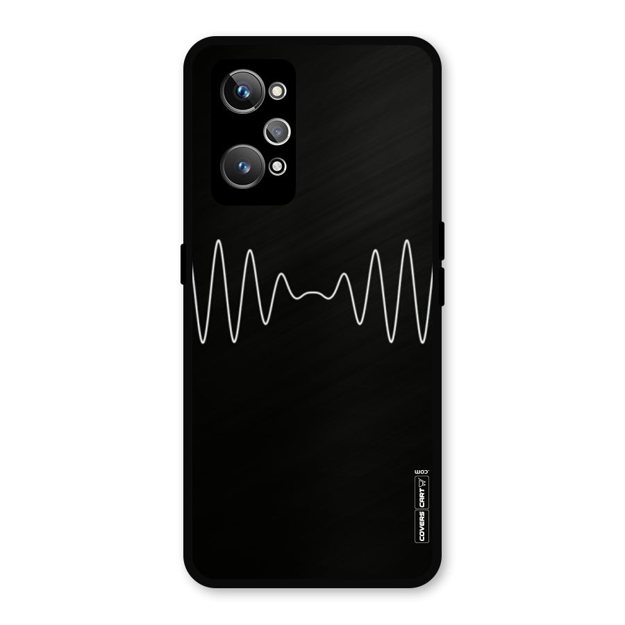 White Minimal Thread Metal Back Case for Realme GT Neo2