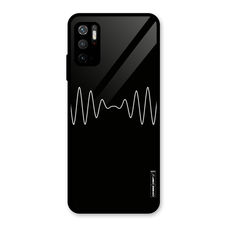 White Minimal Thread Metal Back Case for Redmi Note 10T 5G
