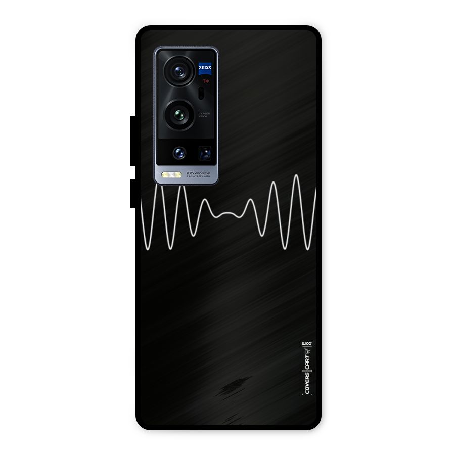 White Minimal Thread Metal Back Case for Vivo X60 Pro Plus