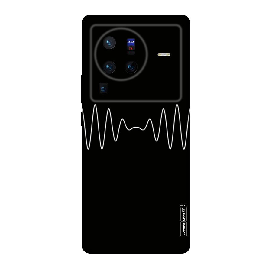 White Minimal Thread Original Polycarbonate Back Case for Vivo X80