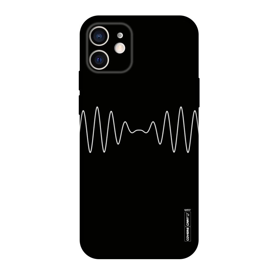 White Minimal Thread Original Polycarbonate Back Case for iPhone 12