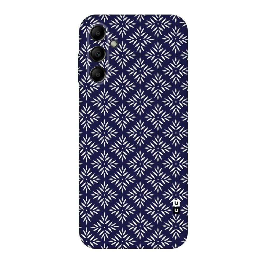 White Petals Pattern Original Polycarbonate Back Case for Galaxy A14 5G