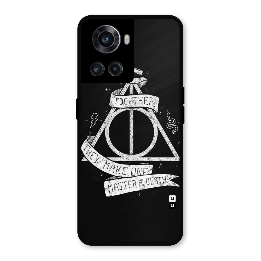 White Ribbon Metal Back Case for OnePlus 10R