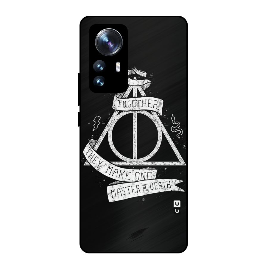 White Ribbon Metal Back Case for Xiaomi 12 Pro