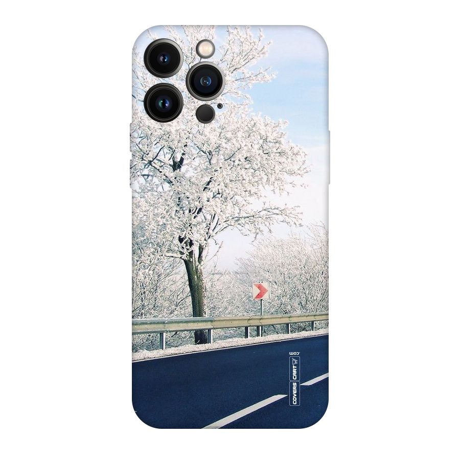 White Snow Tree Original Polycarbonate Back Case for iPhone 13 Pro Max