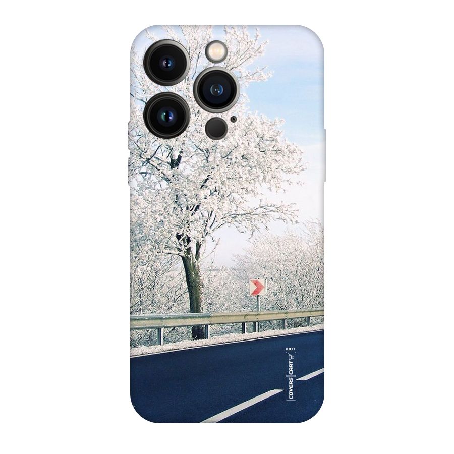 White Snow Tree Original Polycarbonate Back Case for iPhone 14 Pro