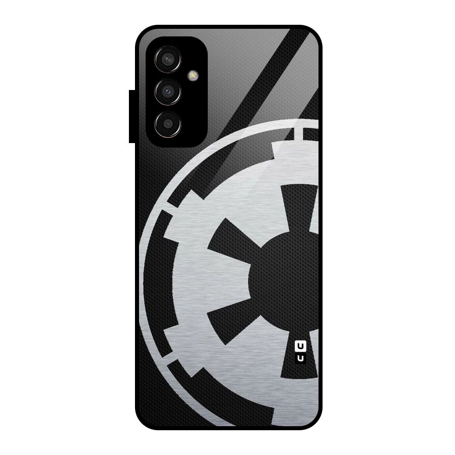 White Wheel Glass Back Case for Galaxy F13
